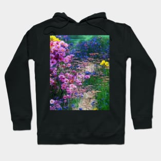 Flowers by a river Hoodie